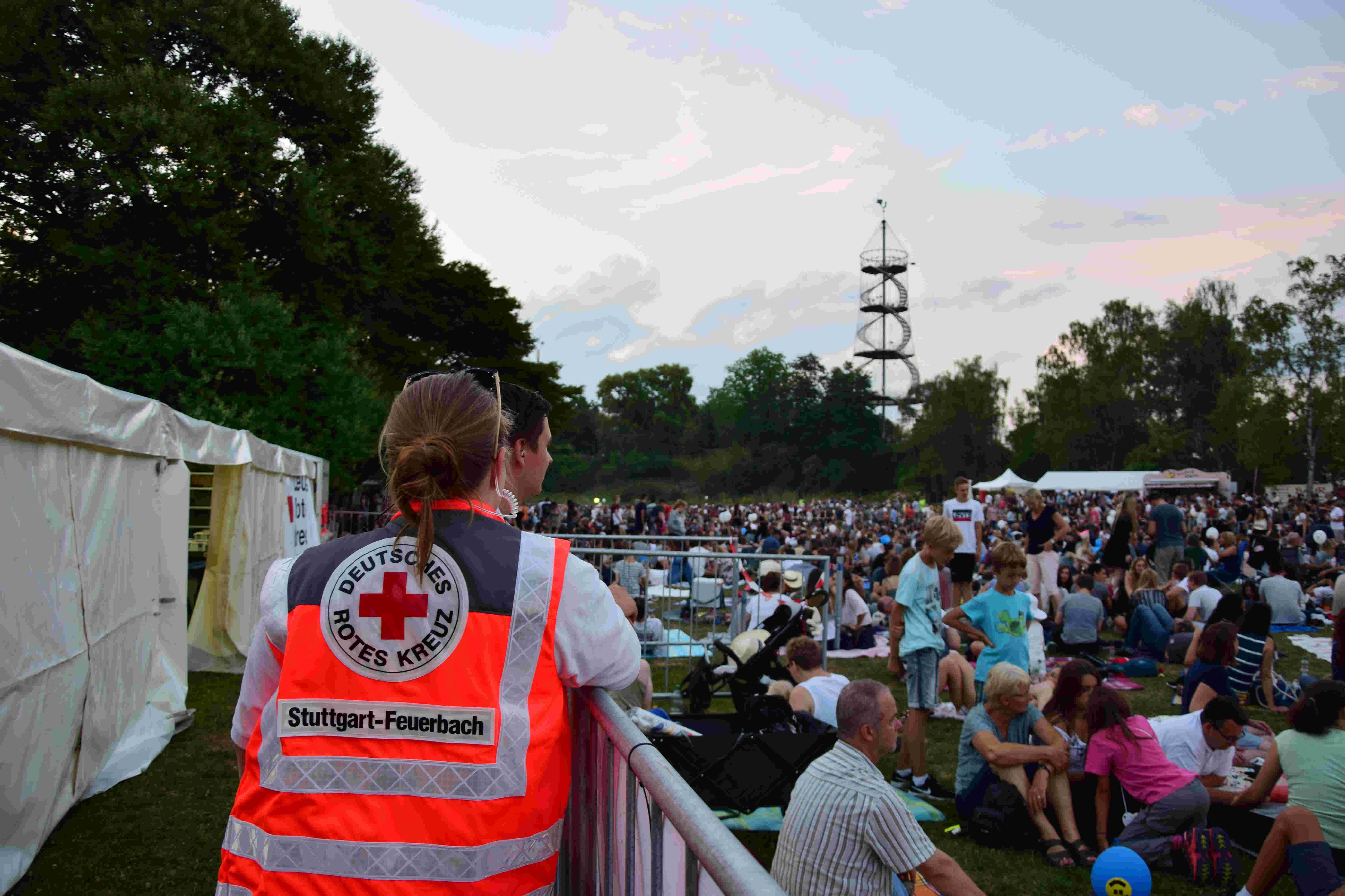 DRK Feuerbach beim Lichterfest 2018